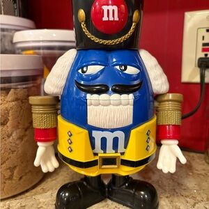 M&M Nutcracker Candy Dispenser Blue Limited Edition.  No box